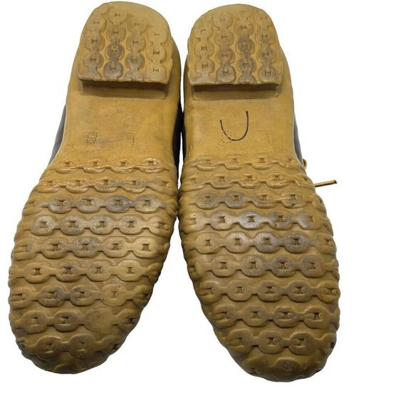 VINTAGE  L.L. Bean Boots Rubber Moc Duck Shoes Brown Slip On size 7 - Picture 11 of 13